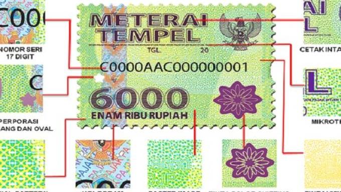 Per 1 Januari 2021, Berlaku Tarif Tunggal Meterai Rp 10.000, Begini Nasib Meterai Rp 3000 & Rp 6000