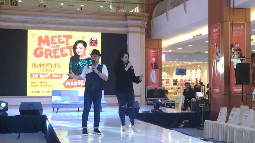 Meet and Greet Magdalena, Bagikan Voucher Makan, Sajian Ow My Plate Mulai Rp 17 Ribu