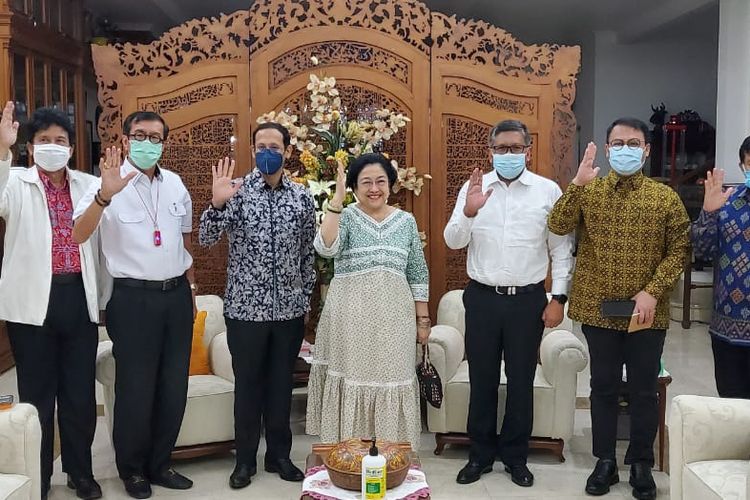 Nadiem Makarim dan Yasonna Laoly Mendadak Temui Megawati di Teuku Umar, Terkait Isu Reshuffle?