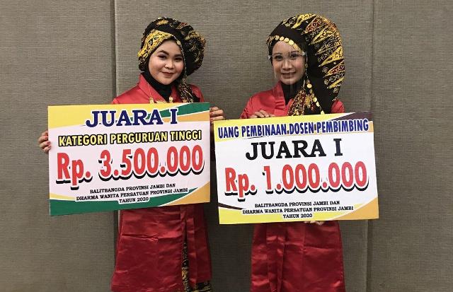 Mahasiswi Poltekkes Jambi Juara Lomba Pantun, Raih Jutaan Rupiah