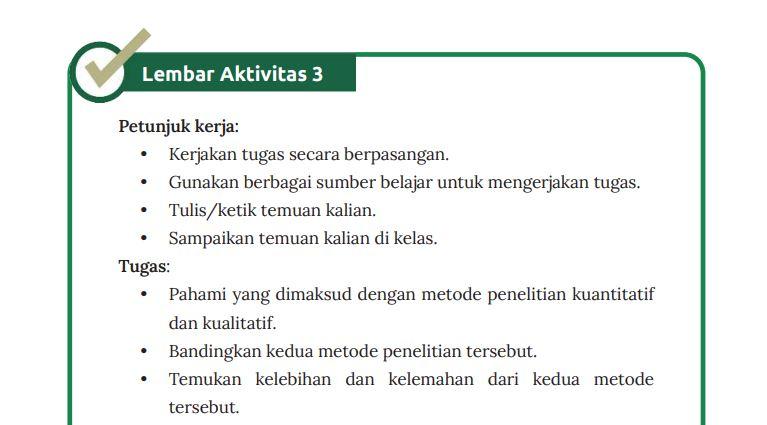 Kunci Jawaban IPS Kelas 10 Halaman 103: Metode Penelitian Kuantitatif dan Kualitatif