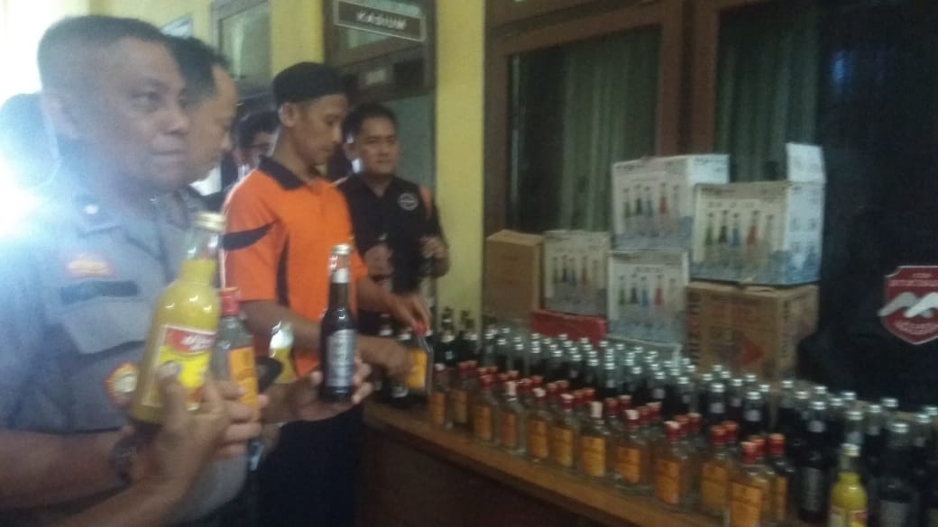 Ratusan Botol Miras di Sarolangun Disita, Terbanyak Vodka