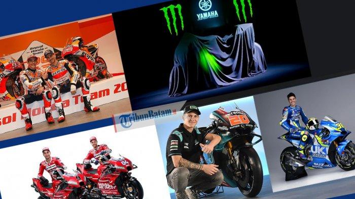 MOTOGP 2019 - Tim Pabrikan & Satelit Luncurkan Motor Barunya, Ini Daftar Pebalap & Jadwal Balapnya