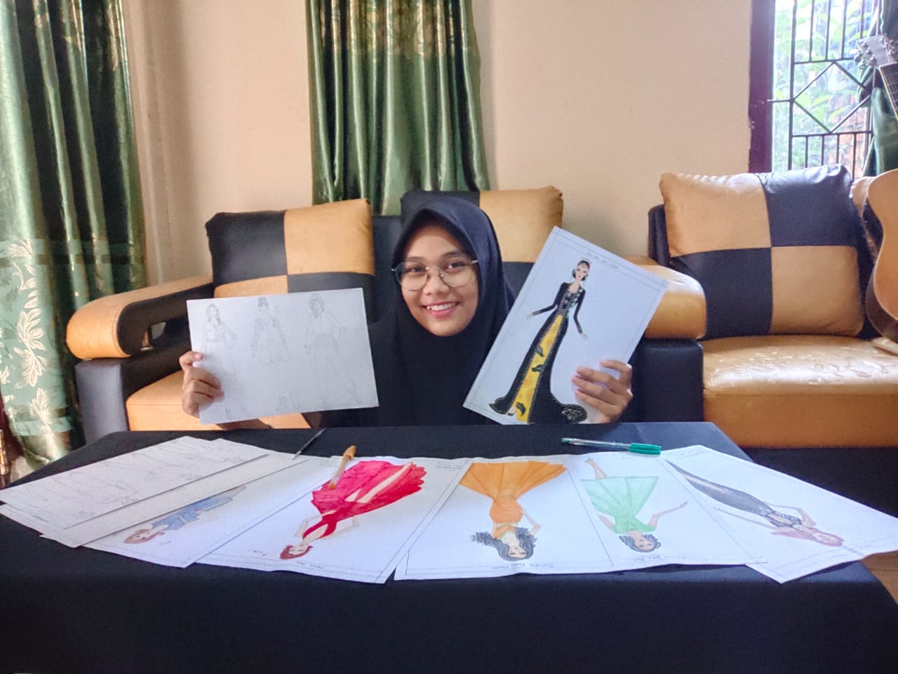 Nadia Anggrainy Tarigan Bisa Mendesain Satu Set Busana Menjadi Lima Style