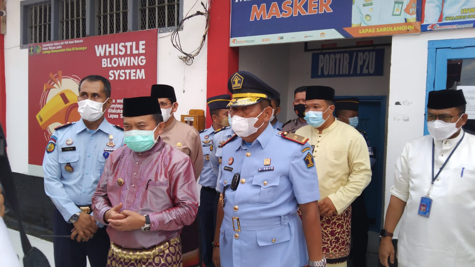 Gubernur Jambi dan Kakanwil Kemenkumham Tinjau Lapas Sarolangun