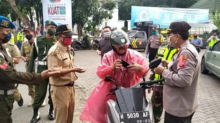 Detik-detik Oknum TNI Kodim Emosi Distop karena Tak Pakai Masker, Bentak PM & Kapolsek Tak Diacuhkan