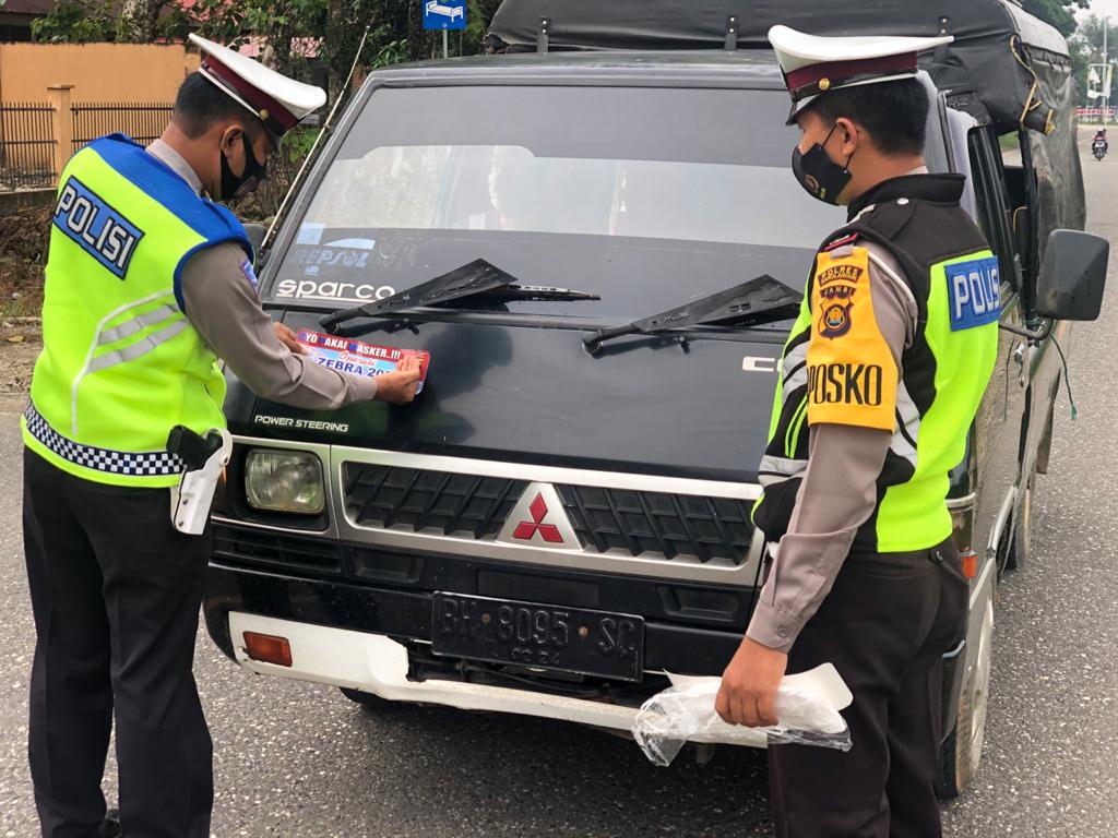Operasi Zebra, Satlantas Polres Sarolangun Lebih Utamakan Preemtif dan Preventif