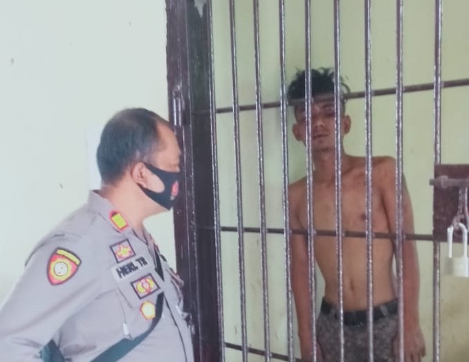 Alun Sempat Mendapat Perlakuan Warga setelah Kepergok Curi Sepeda Motor