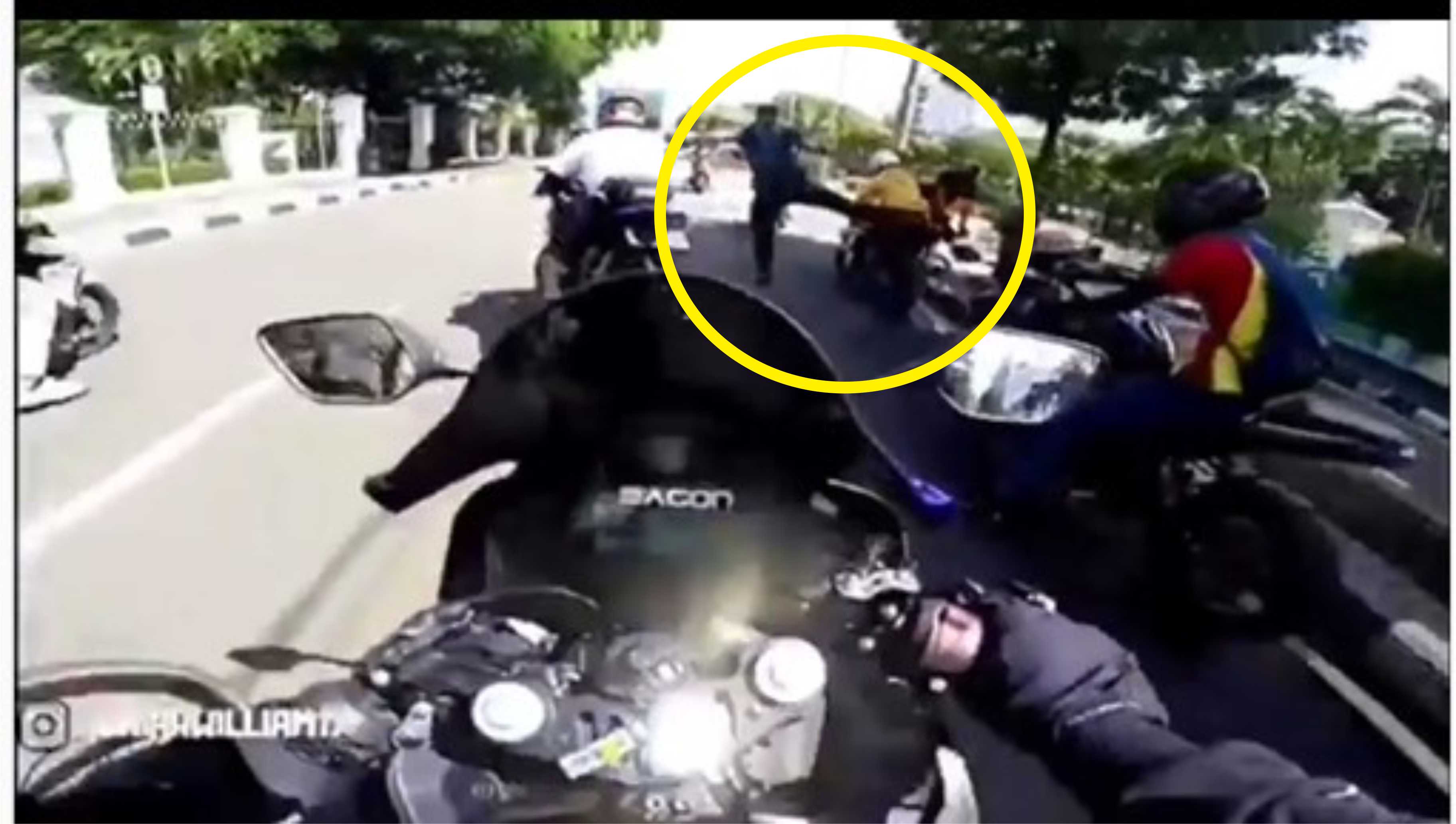 Pengendara Moge Terobos Ring 1 Picu Tindakan Tegas Paspampres; Sebenarnya Bisa Ditembak!