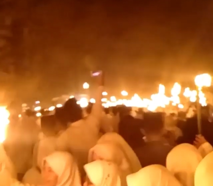 Tradisi Unik Menyambut Bulan Suci Ramadhan, di Sarolangun Ada Pawai Obor Keliling