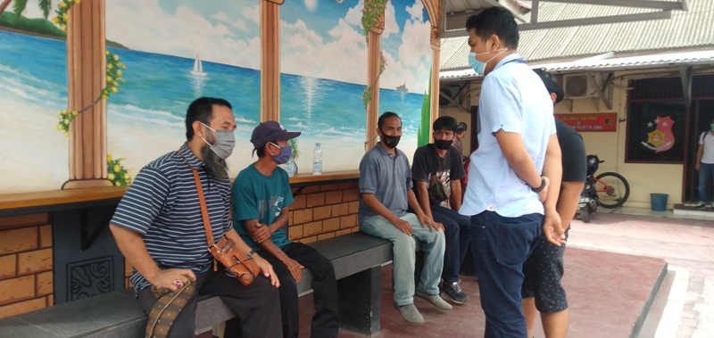 Datangi Polresta Jambi, Pedagang Bakso di Kota Jambi yang Ditendang akan Berdamai dengan Pelaku