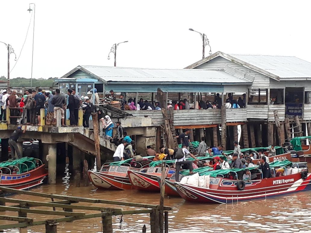 Jelang Natal dan Tahun Baru, Belum Tampak Lonjakan Penumpang di Pelabuhan LLASDP Kuala Tungkal