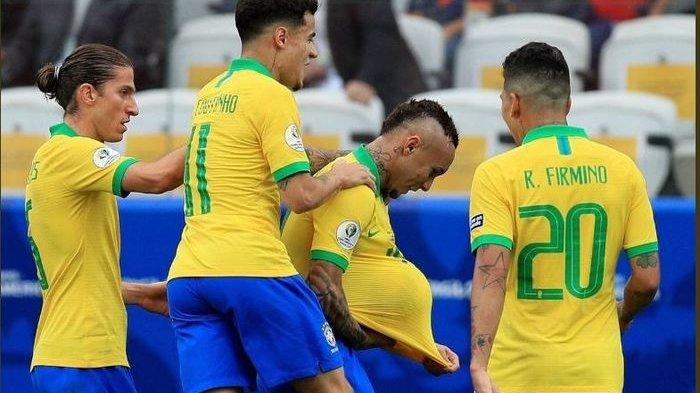 Saksikan Disini! VIDEO LIVE STREAMING Perempat Final Copa America Brasil vs Paraguay