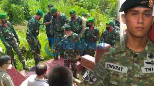 Praka Martinus Sinurat Dimakamkan Secara Militer Diiringi Ratusan Orang ke Pemakaman