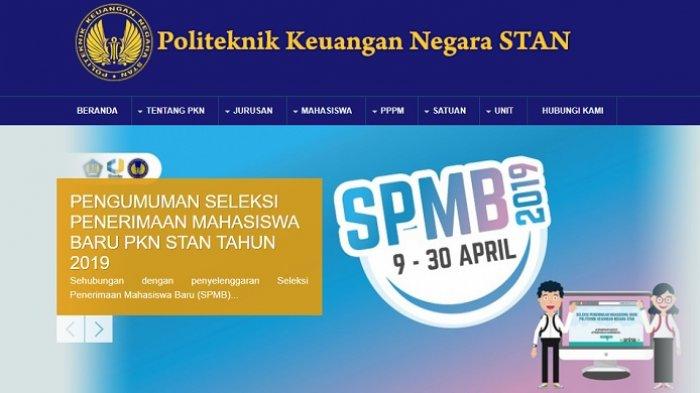 PKNSTAN.AC.ID - Pendaftaran STAN Dibuka 9 April 2019, Simak Persyaratannya
