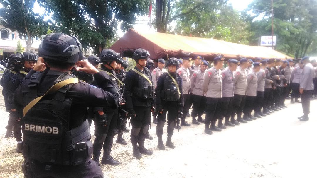 Pasca Putusan Sengketa Pemilu, Petugas Keamanan Standby di Bawaslu Sarolangun