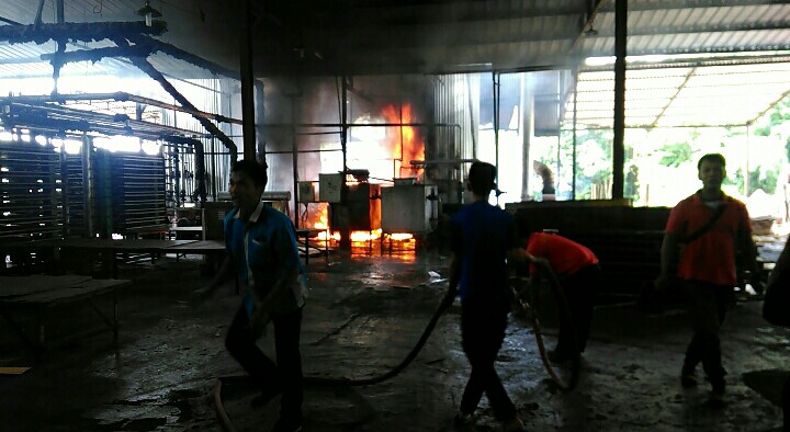 Kebakaran PT PAUL Diduga karena Kebocoran pada Tabung Broiler