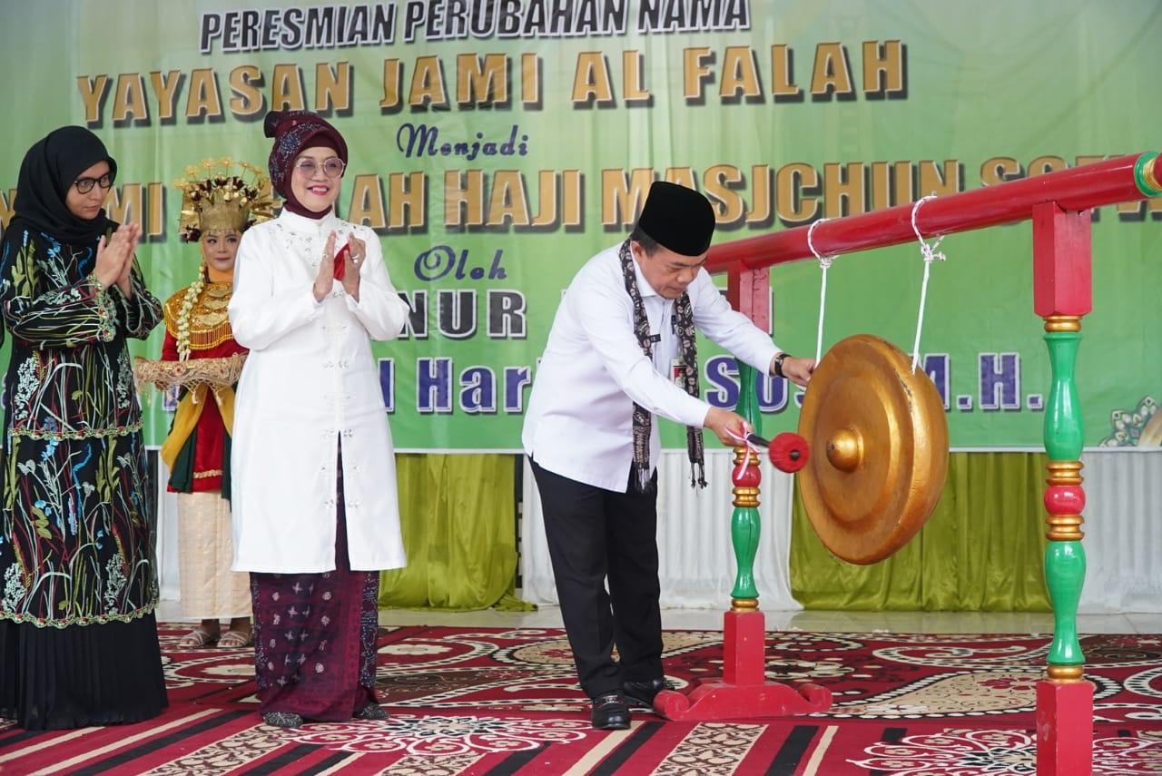 Yayasan Jami Al-Falah Haji Masjchun Sofwan Ada Rencana Dipindahkan, Ini Kata Al Haris