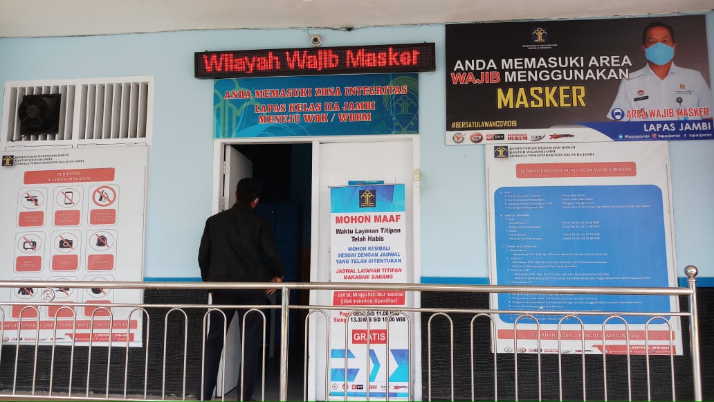 Kemenkumham Perintahkan Seluruh Lapas di Jambi Rutin Lakukan Ini Untuk Cegah Covid-19