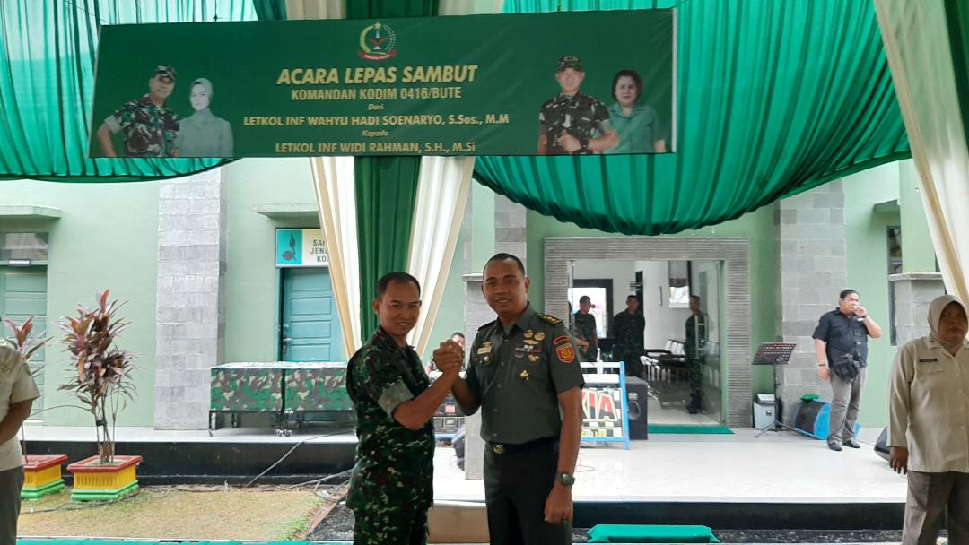 Pisah Sambut Dandim 0416/Bute, Ini Pesan Letkol Inf Wahyu Hadi Soenaryo Kepada Prajurit