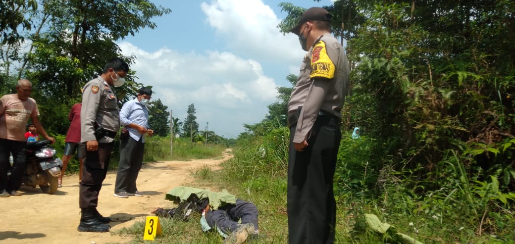 BREAKING NEWS Diduga Dibunuh, Seorang Pria Ditemukan Tewas di Tepi Jalan Bagan Pete