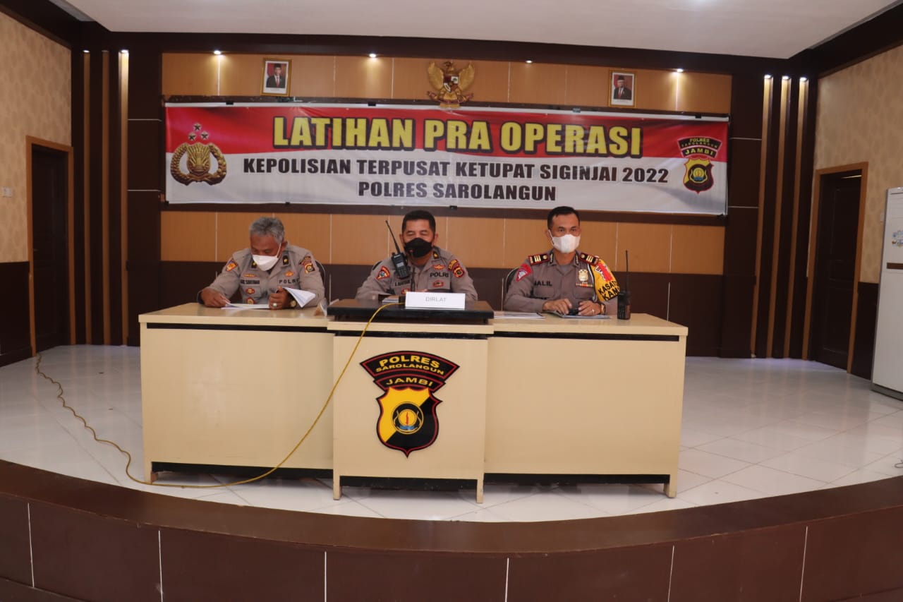 Polisi Persiapkan Operasi Ketupat di Sarolangun, Operasi Digelar 12 Hari