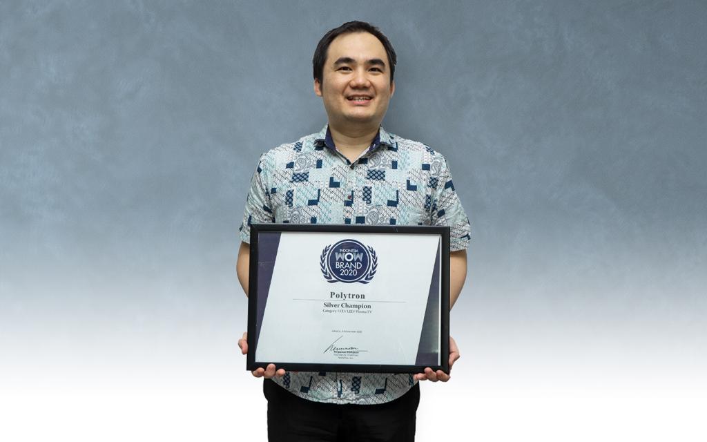 LED TV Polytron Raih Penghargaan WOW Brand 2020