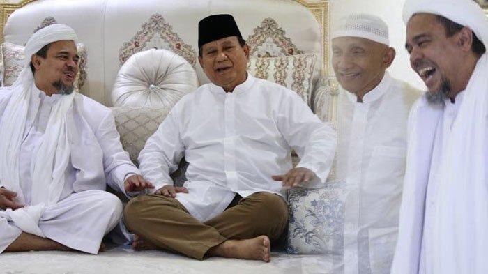 Habib Rizieq Klaim Prabowo Subianto Menang Pilpres 2019, Kantongi 60 % Suara, Gus Nadir Bereaksi