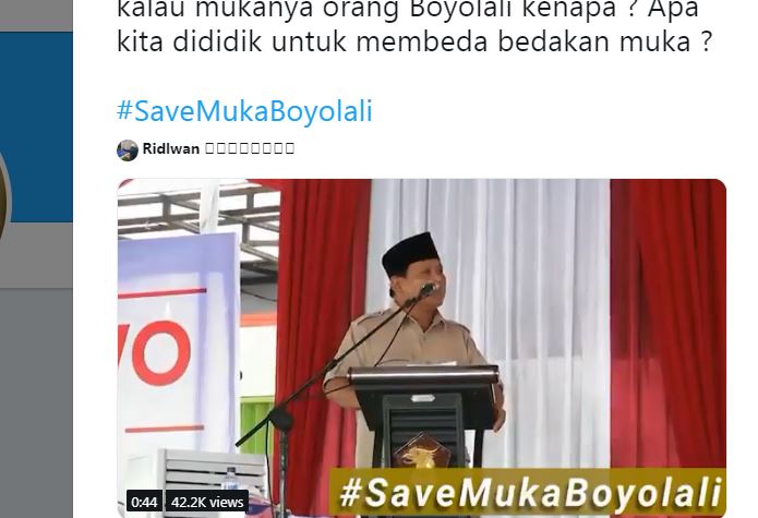 Isi Pidato 'Tampang Boyolali' yang Bikin Prabowo Subianto Dilaporkan ke Polisi