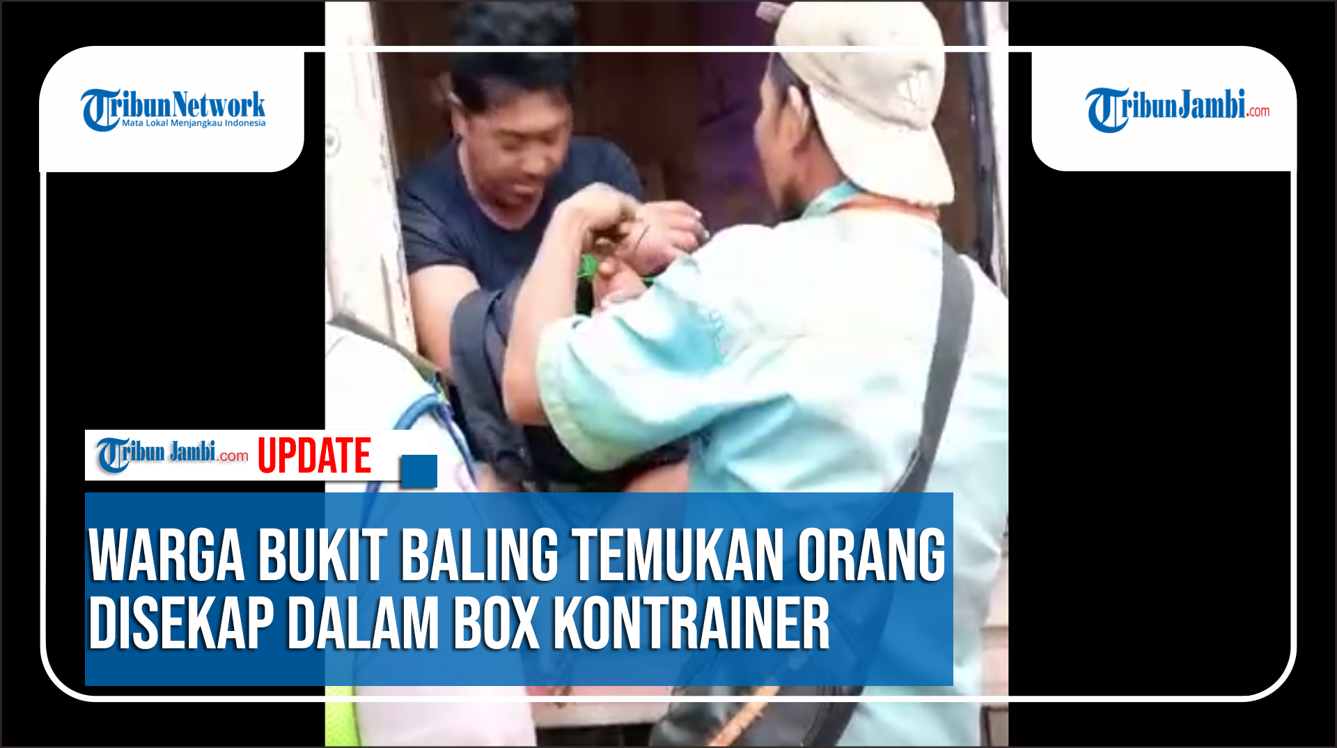 KRONOLOGI Eka Sopir Disekap di Kontainer Desa Bukit Baling, Ribuan Handphone Hilang