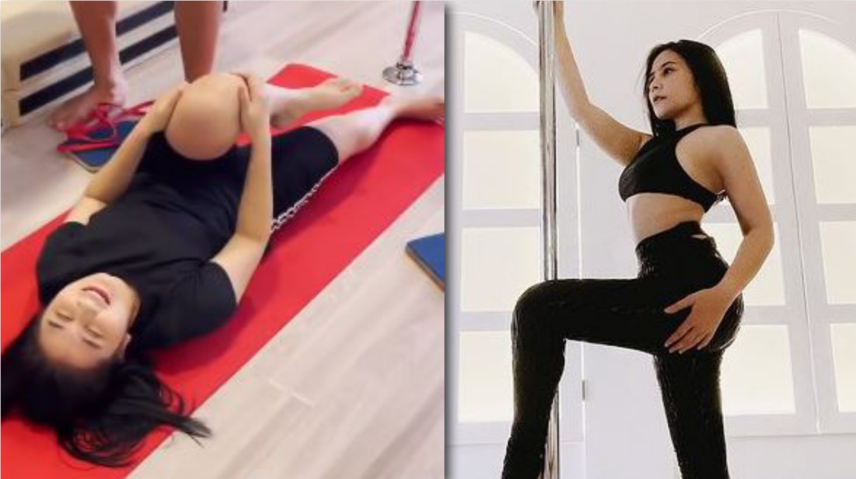 Terbaring Lemah, Adegan Prilly Latuconsina Saat Latihan Pole Dancer Terekam: Lu Pikir Gampang