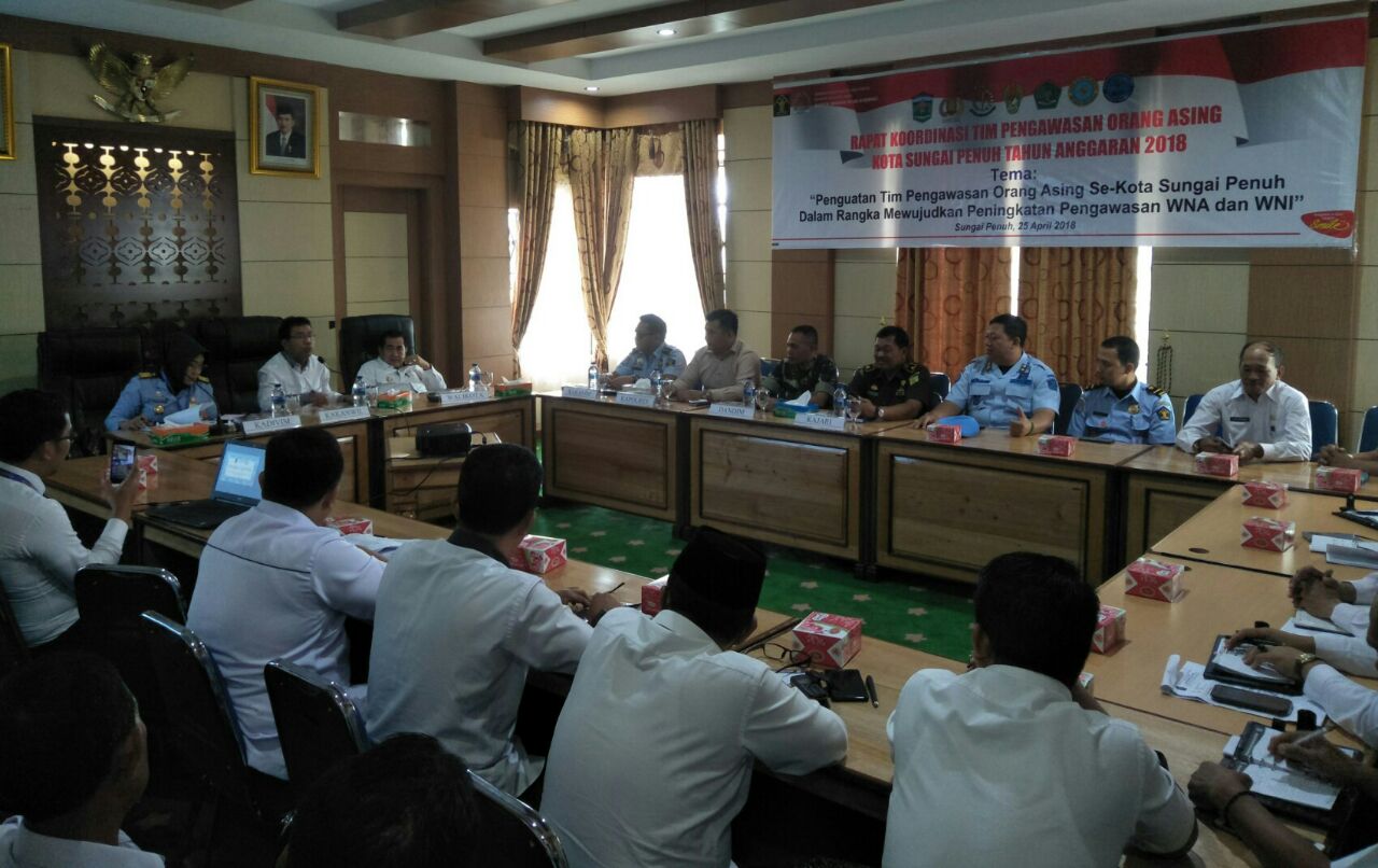 Timpora Awasi Keberadaan Tenaga Kerja Asing di Kerinci, Saling Tukar Informasi di Lapangan