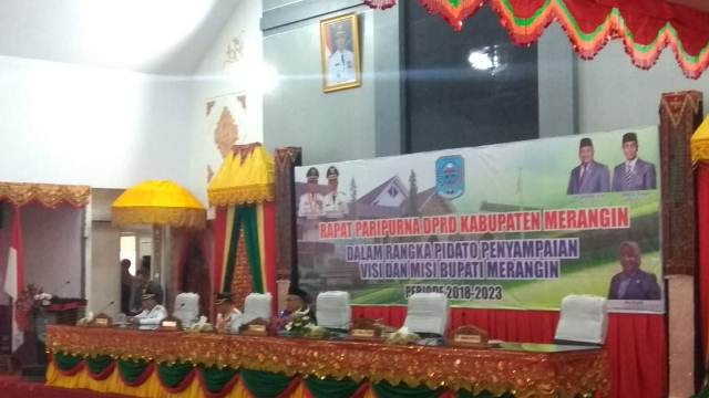 Penyampaian Visi Misi Bupati Merangin Tanpa Unsur Pimpinan Dewan, Ini Penjelasannya