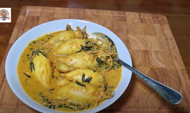 Resep Gulai Cumi Isi Tahu Telur, Tidak Perlu Menumis Bumbu