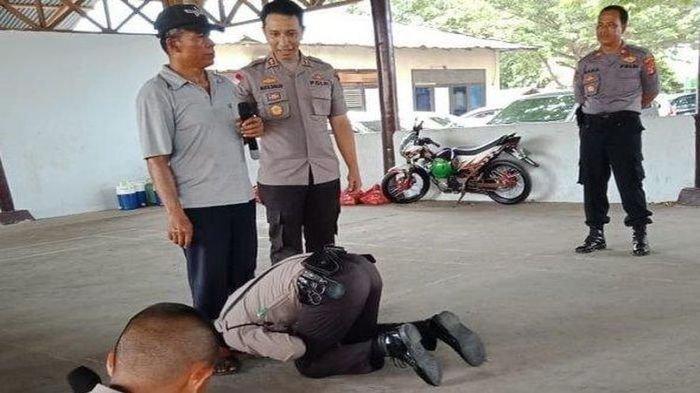 Lulus Jadi Polisi, Kisah Anak Tukang Sate Sujud dan Cium Kaki Bapak Depan Komandannya