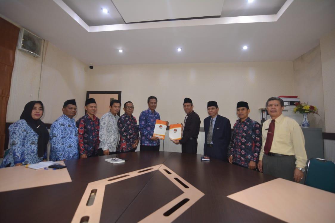 Rp 20 Miliar, Pemkab Tanjab Barat dan KPUD Tandatangani NPHD Pilkada Tanjab Barat Tahun 2020