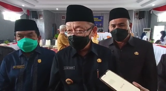 APBD Perubahan Sarolangun 2021 Capai Rp 54 Miliar, Cek Endra Sebut Tanpa Kegiatan Fisik