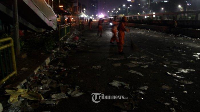 Imbas Unjuk Rasa di Jakarta, Sebanyak 14,5 Ton Sampah Terkumpul, Siapa yang Bertanggungjawab?