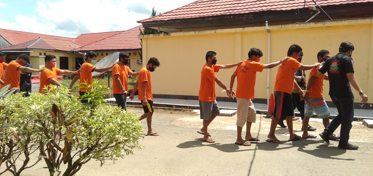 Satresnarkoba Polres Tanjab Timur Berhasil Ungkap 35 Kasus Penyalahgunaan Narkotika