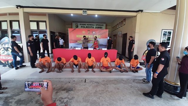 Terungkap Tiga Jaringan Narkoba di Kota Jambi, Satresnarkoba Amankan 802 Gram Sabu 140 Gram Ganja