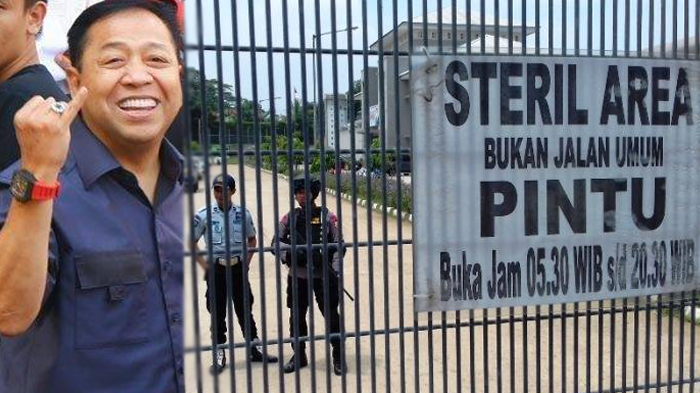 Setnov Ditempatkan di Ruang Isolasi Napi Teroris, Ini Pengamanan Super Maksimum Rutan Gunung Sindur