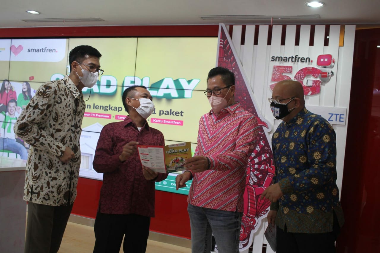 Sinergi Smartfren dan Moratel Hadirkan Produk Baru True QuadPlay