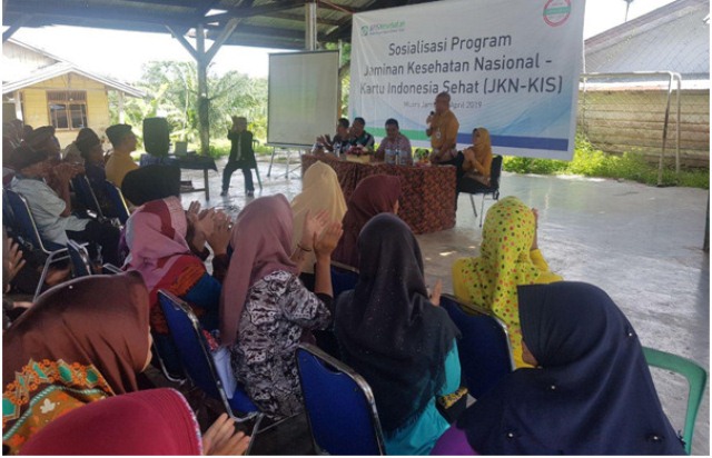 BPJS Kesehatan Bersama Komisi IX DPR RI Sosialisasi Program JKN-KIS di Desa Pelempang, Muaro Jambi