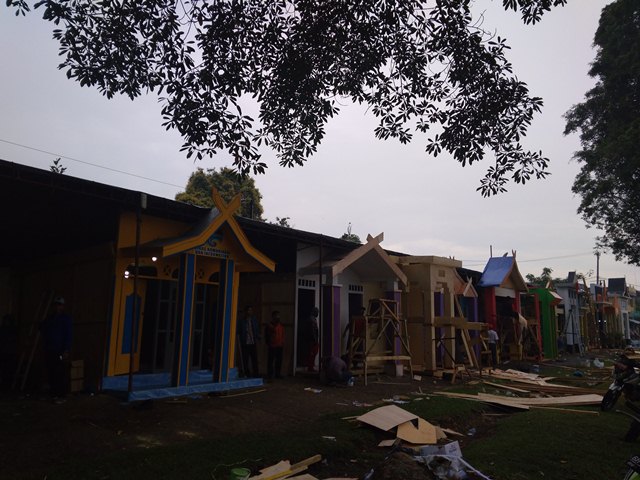 Jelang HUT Tebo, Aktivitas Menggeliat, Lokasi dan Stand Pameran Mulai Dihias