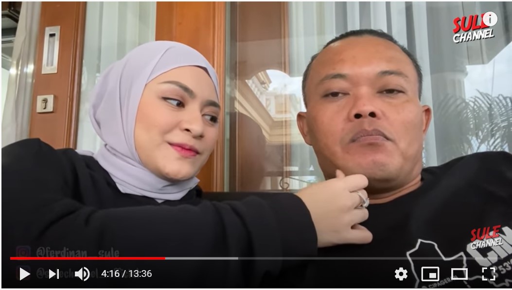 Nathalie Holscher Elus-Elus Dagu Sule Sambil Bilang Begini, Sule: Alhamdulillah