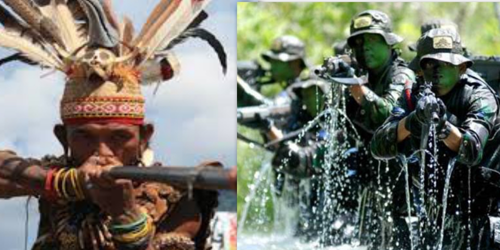 Ketika Senjata Mematikan Suku Dayak Jadi 'Pistol' Mengerikan TNI untuk Bunuh Musuh Dalam Senyap