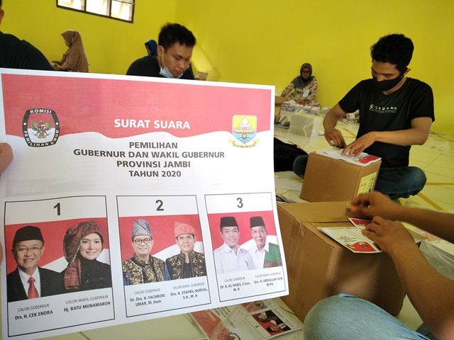 Pendistribusian Surat Suara H-1 Pencoblosan di Tanjabbar, akan Diamankan Secara Khusus