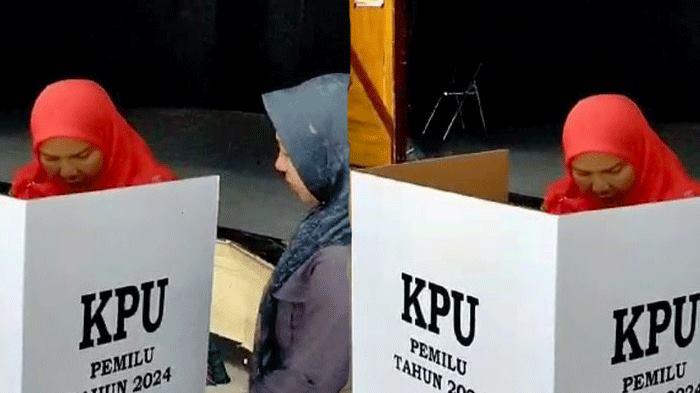 Terekam Video Wali Kota Bandar Lampung Tukar Surat Suara saat Mencoblos, Diduga Salah Coblos Caleg