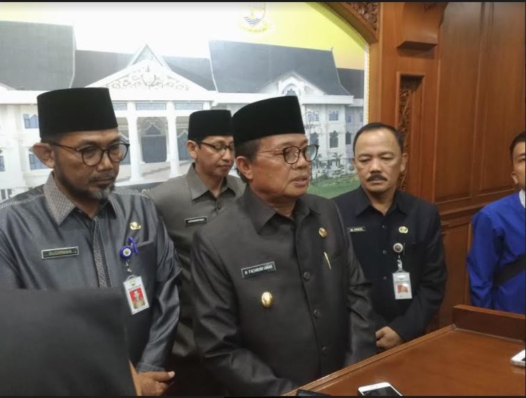 Fachrori Umar Kembali Bertugas Sebagai Gubernur Jambi