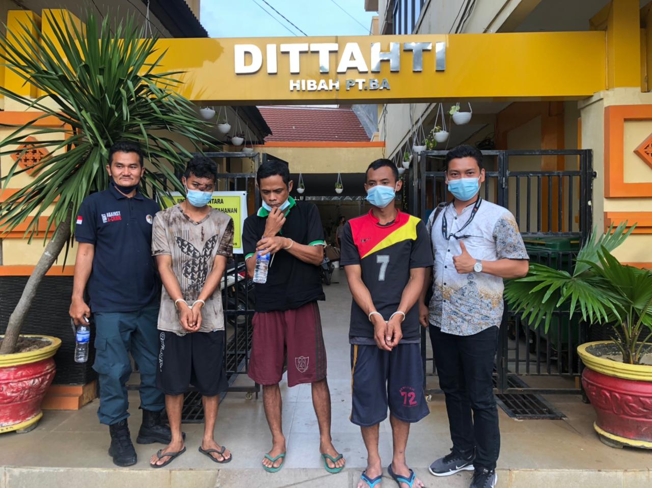 Tiga Warga Muaro Jambi Tersangka Illegal Logging Dilimpahkan ke Gakkum Sumsel